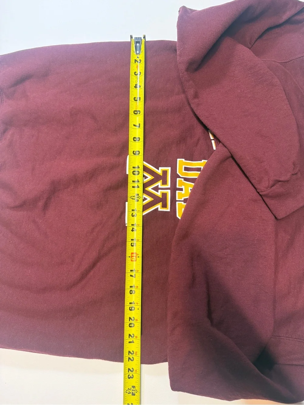 Champion Maroon‎ Minnesota Dad Crewneck with Gold Lettering